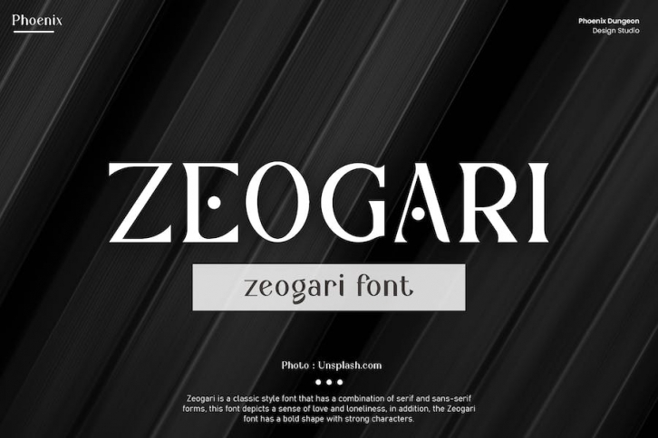Zeogari Font Font Download