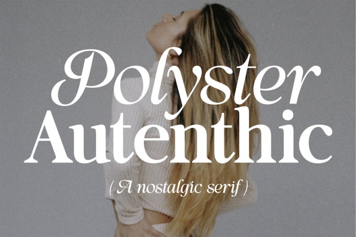 Polyster Authentic Font Download