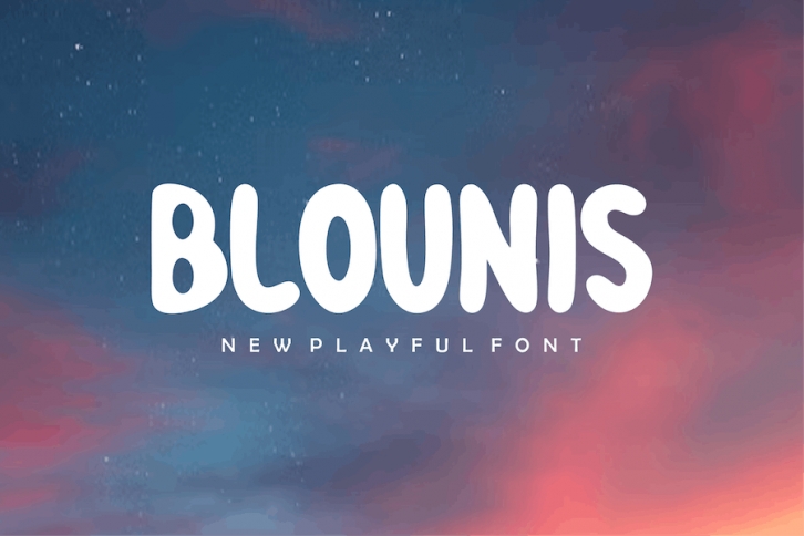 Blounis font Font Download