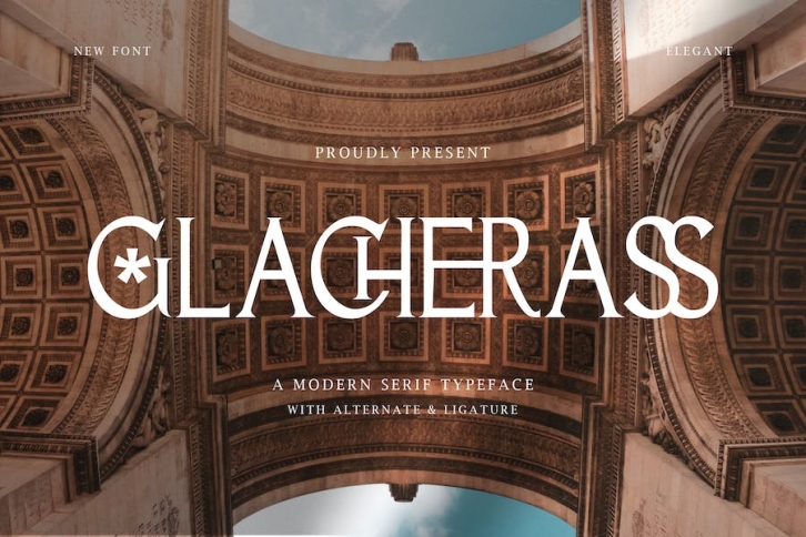 Glacherass - Modern Serif Typeface Font Download