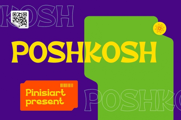POSHKOSH - Display Font Font Download