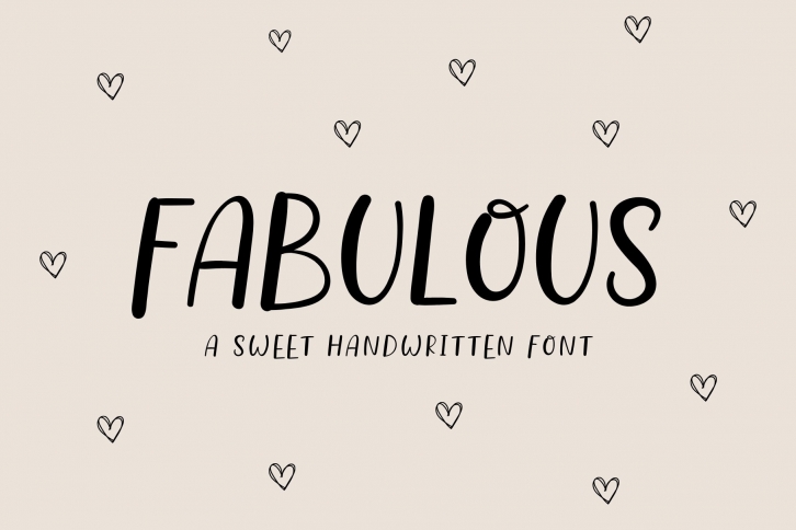 Fabulous Cute Handwritten Font Download