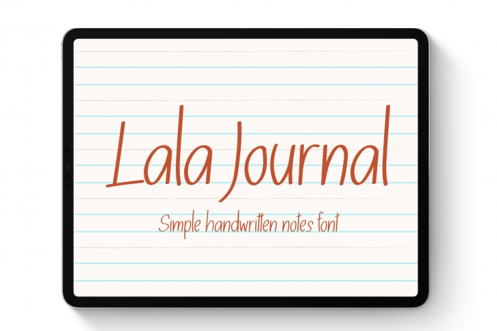Lala Journal Font Download