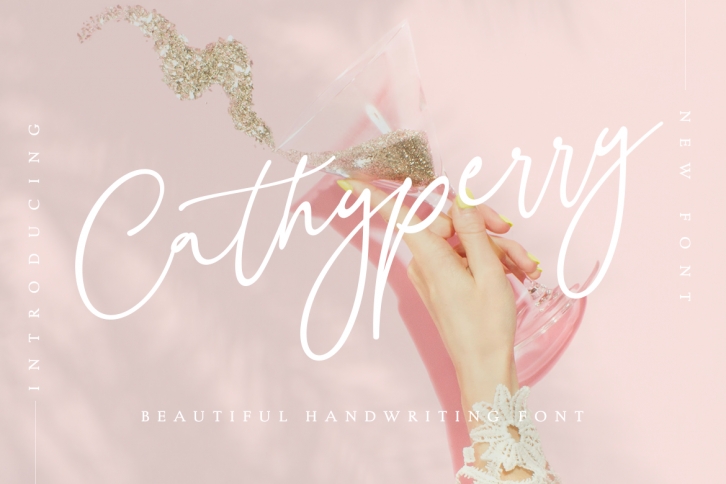 Cathyperry - Handwriting Font Download