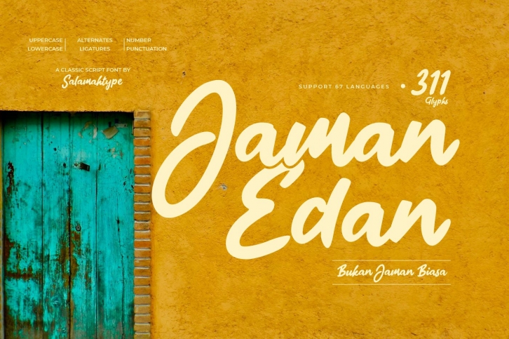 Jaman Edan Vintage Script Font Download