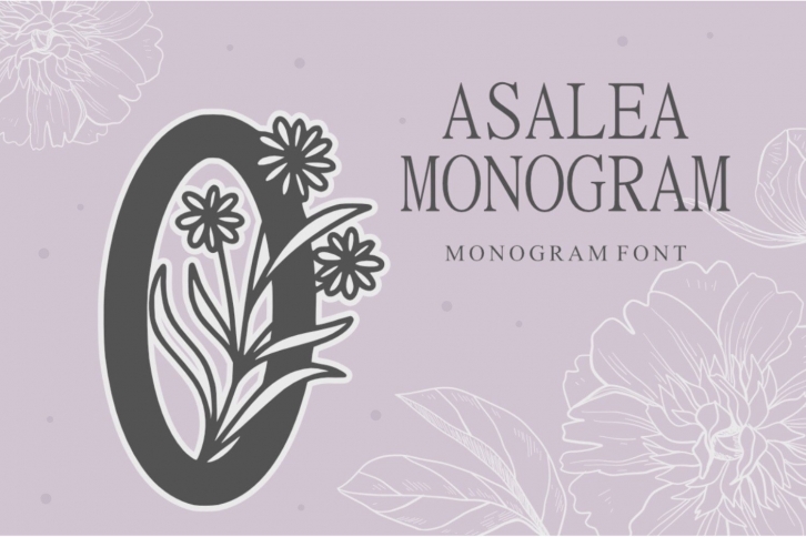 Asalea Monogram Font Download
