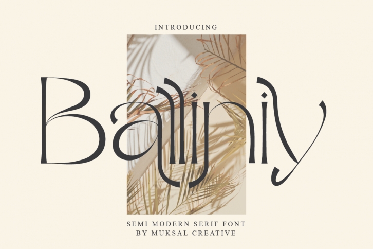 Balliniy Font Download