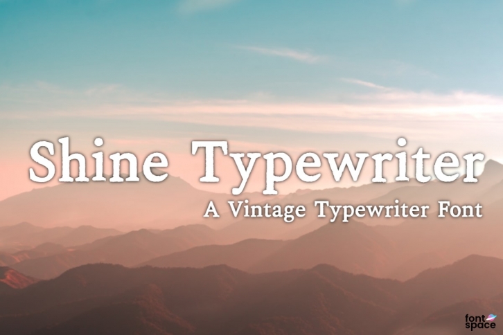 Shine Typewriter Font Download