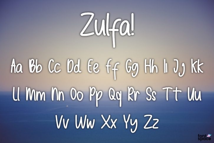 Zulfa Font Download