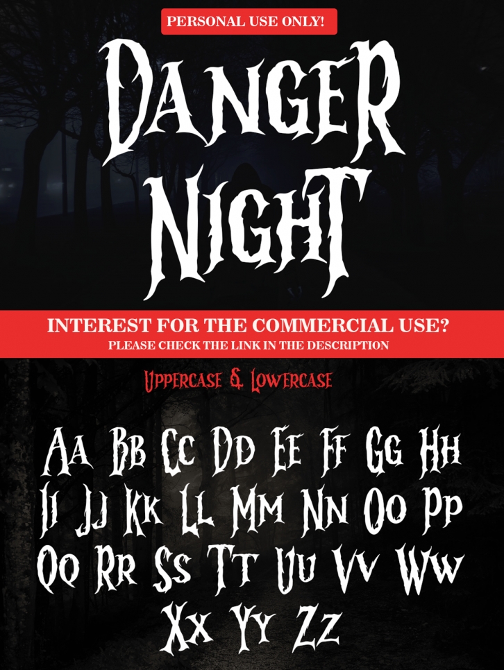 Danger Night - Font Download