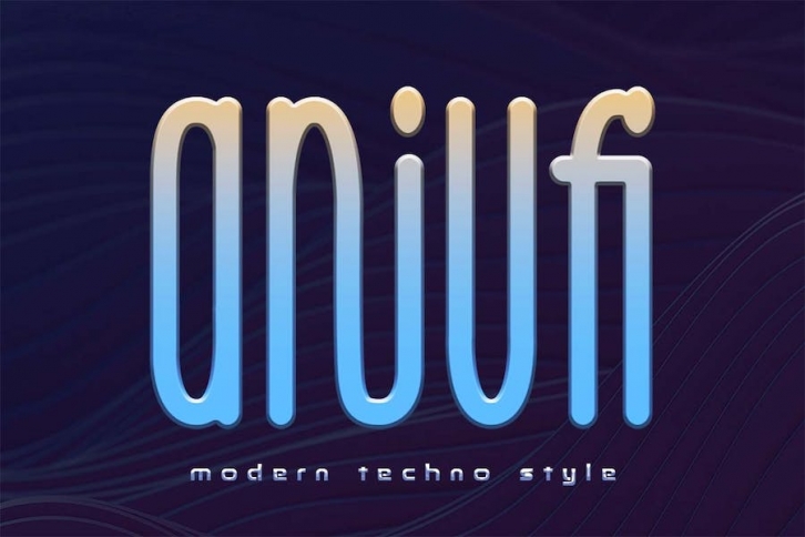 Aniufi - Modern Logo Font Download