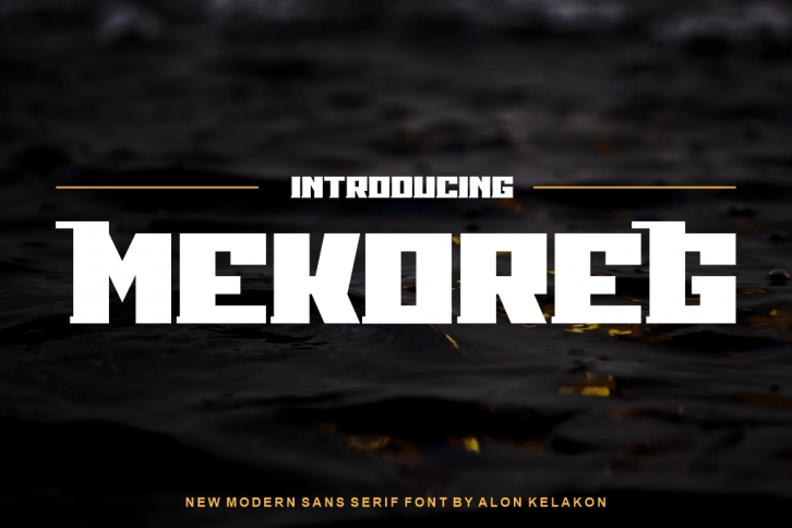 Mekoreg Font Download