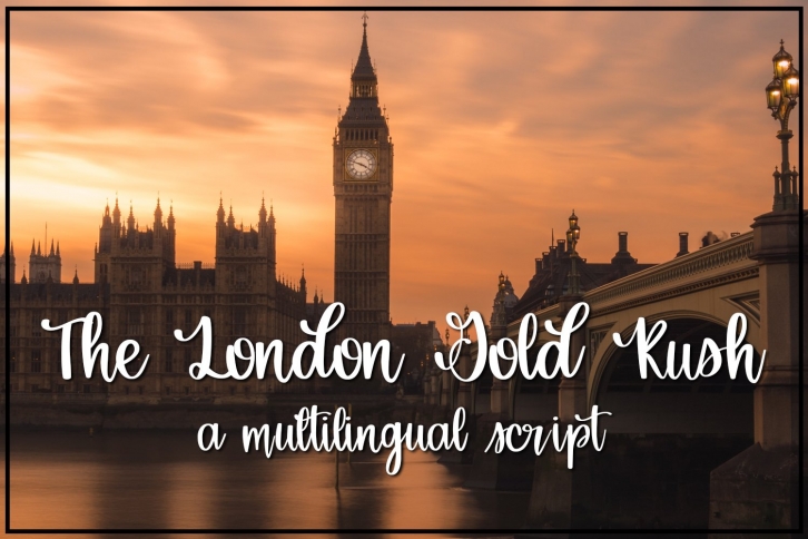 The London Gold Rush Font Download