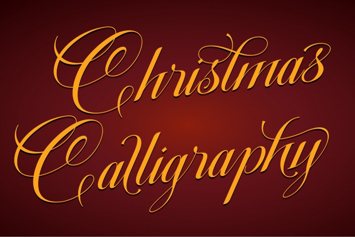Christmas Calligraphy Font Download