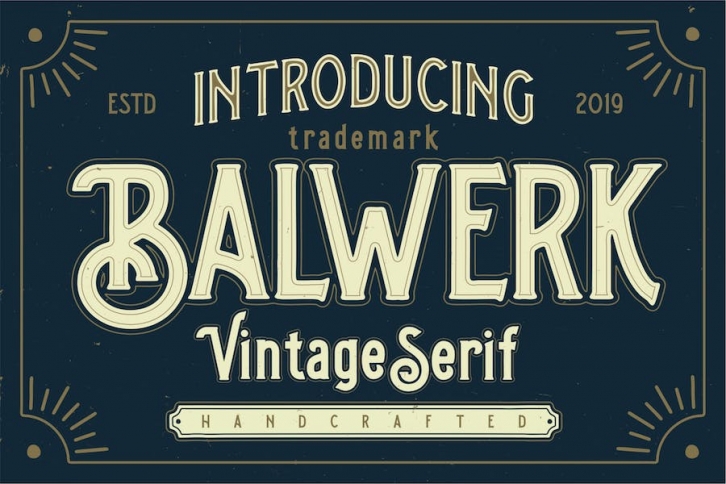 Balwerk - Vintage Serif Font Download