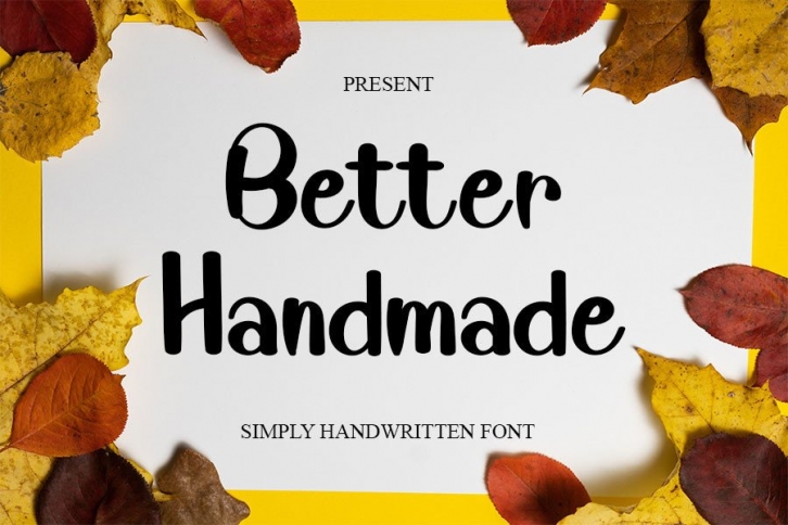 Better Handmade Font Download