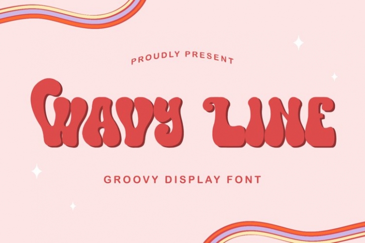 Wave Line Font Download