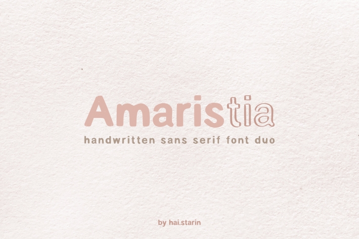 Amaristia Duo Font Download