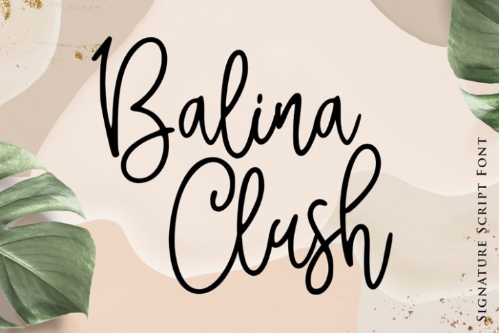 Balina Clush Font Download