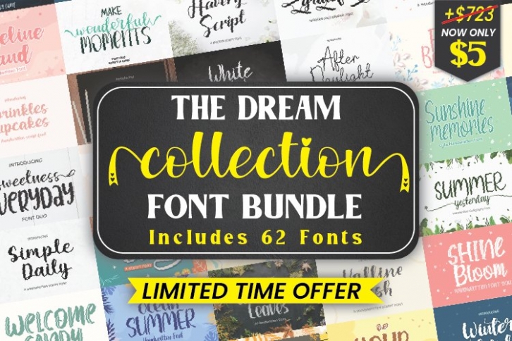 The Dream Collection Bundle Font Download