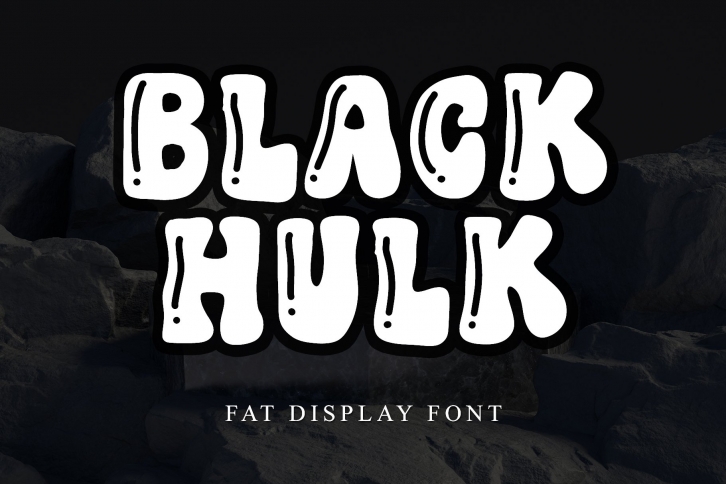 Black Hulk Font Download