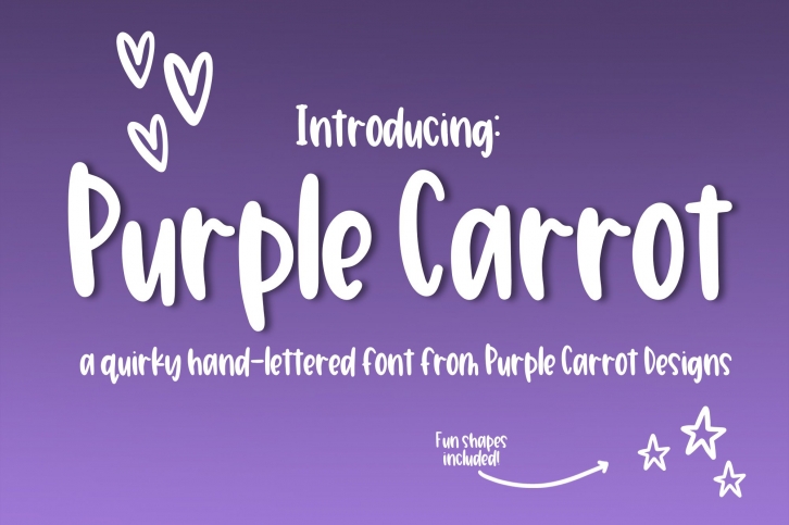 Purple Carrot Font Download