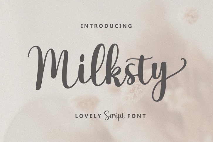 Milksty Font Download