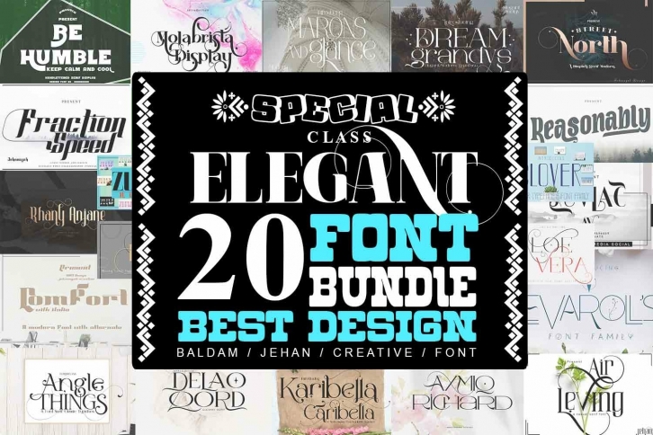 Special for You a collection of 20 of the best Design Font Download