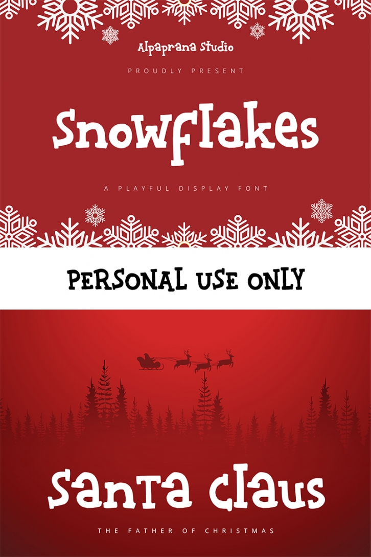 Snowflakes Font Download