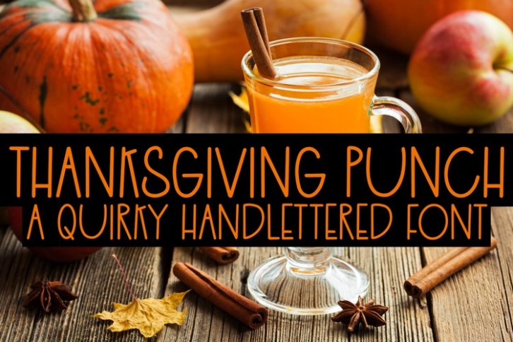 Thanksgiving Punch Font Download