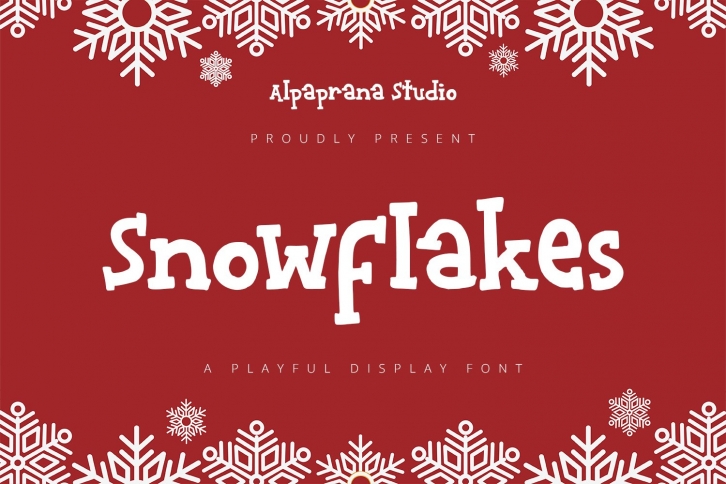 Snowflakes Font Download