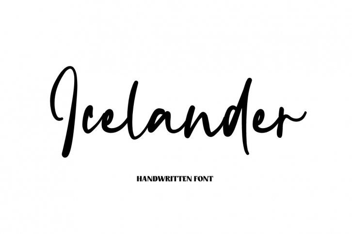 Icelander-Handwritten Font Download