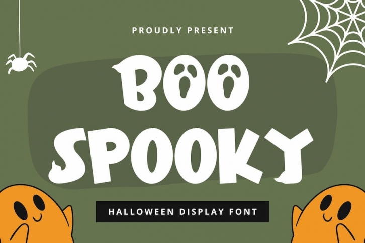 BooSpooky - Halloween Display Font Font Download