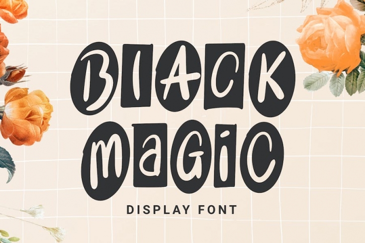 Black Magic - Block Font Font Download