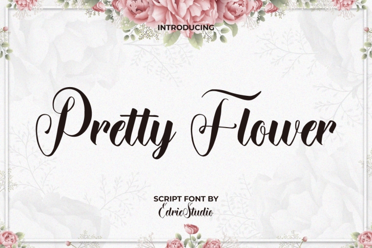 Pretty Flower Font Download
