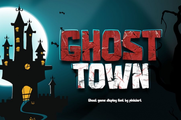 Ghost Town - Game Display Font Font Download