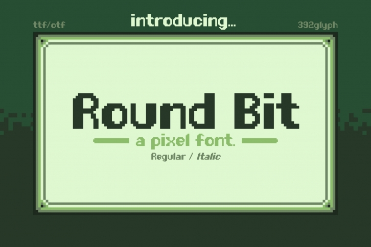 Round Bit Font Download