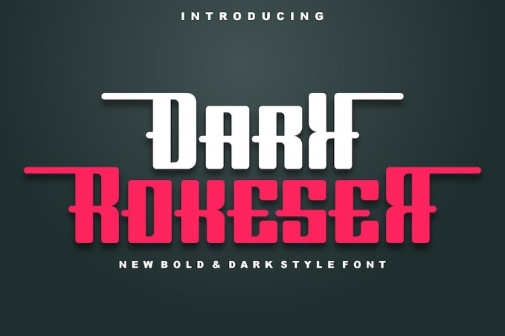 Dark Rokeser Font Font Download