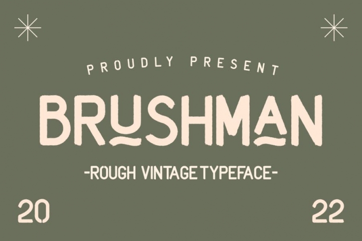 Brushman - Vintage Typeface LA Font Download