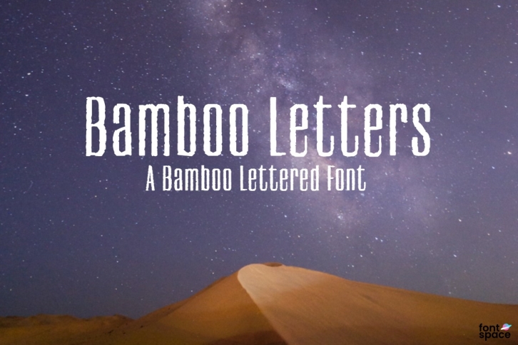 Bamboo Letters Font Download