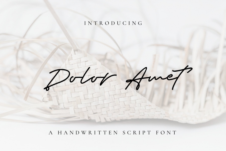 Dolor Amet Script Font Download