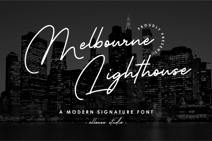Melbourne Lighthouse Font Download