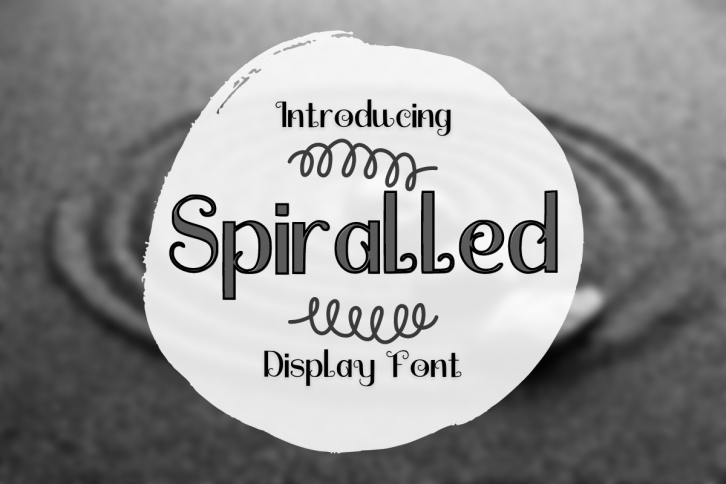 Spiralled Font Download