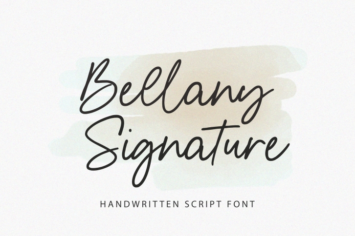 Bellany Signature Font Download