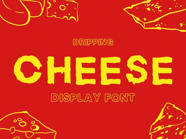 Dripping Cheese Font Download