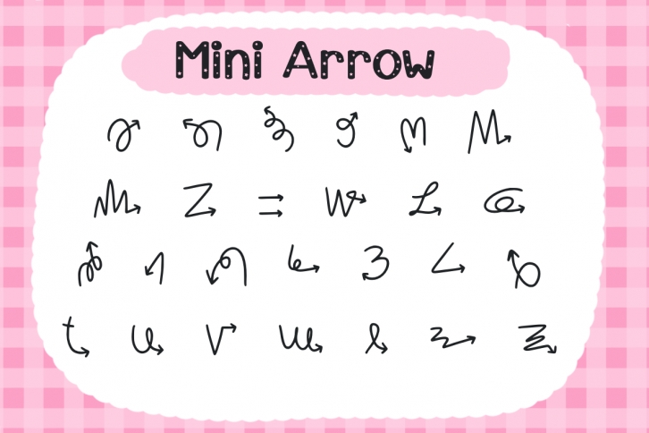 Mini Arrows Font Download