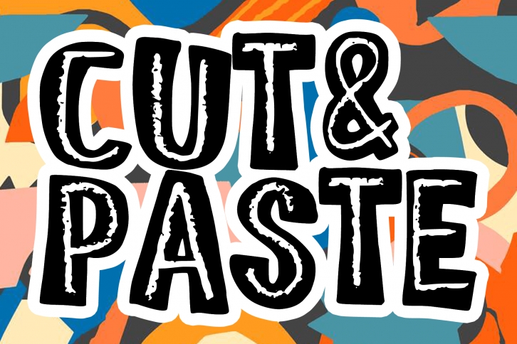 Cut and Paste Font Download