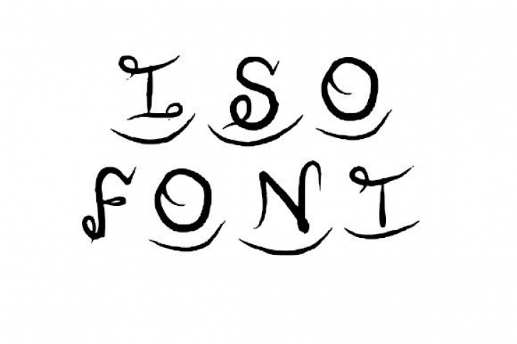 Iso Font Download