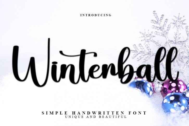 Winterball Font Download