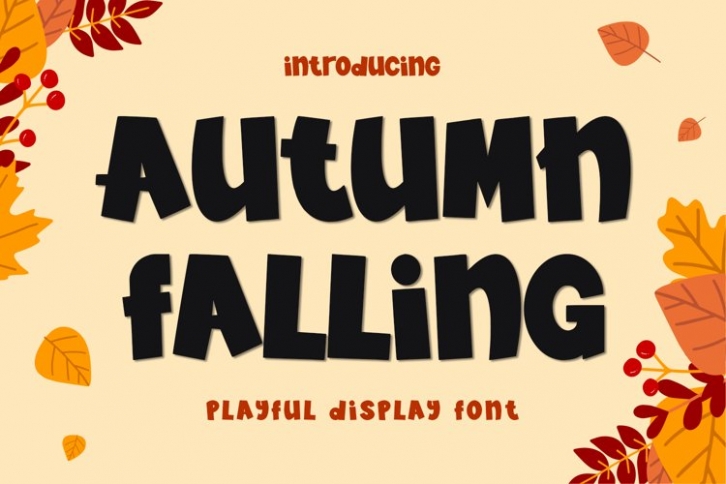 Autumn Falling Font Download